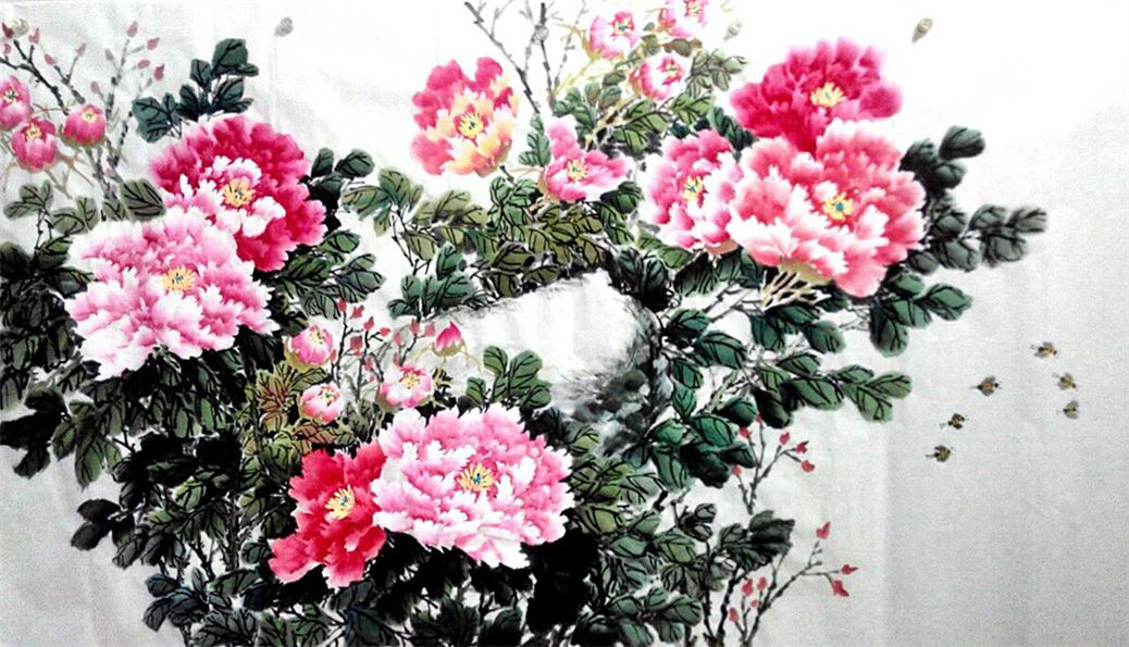 国画牡丹
