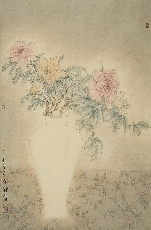 马静/瓶花系列 · 清雅/68×45cm