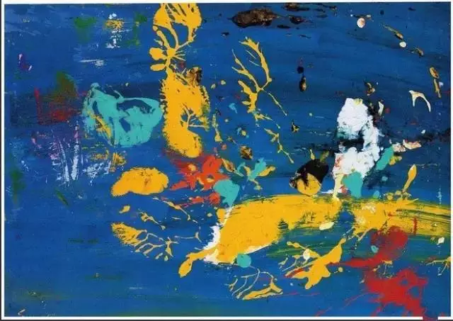 李青萍油画作品《海韵》
