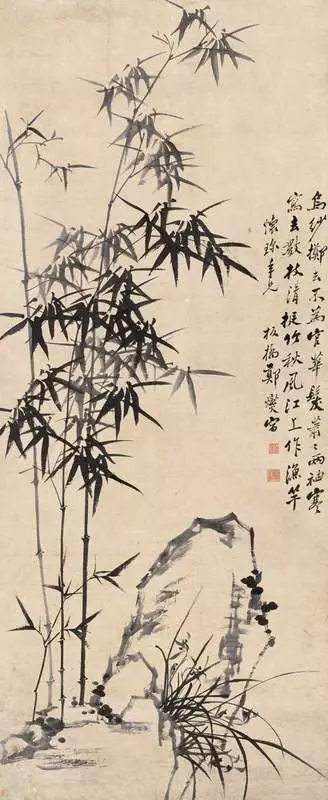 郑板桥国画竹系列作品
