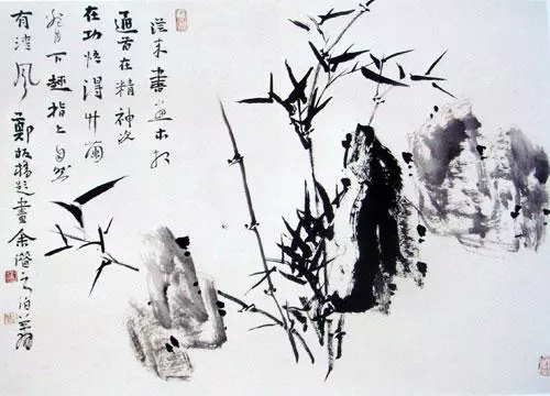 郑板桥书画作品《从来书画本相通, 首在精神次在功》