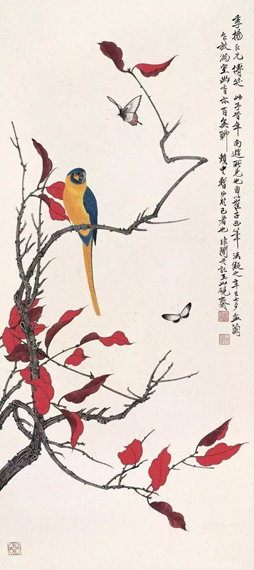 中国工笔花鸟画技法染色用墨用纸入门