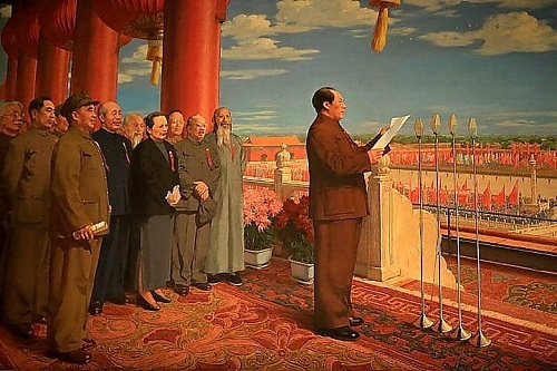 董希文油画作品《开国大典》