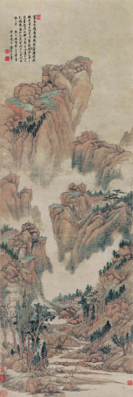 清 王翚 富春大岭图 清 王翚 富春大岭图