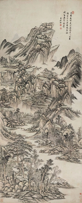 清 王原祁 浮峦暖翠图 清 王原祁 浮峦暖翠图