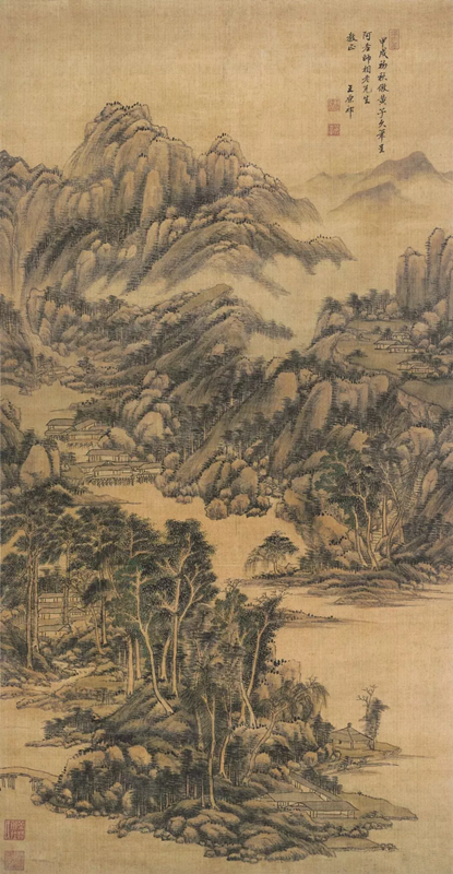 清 王原祁 山水图