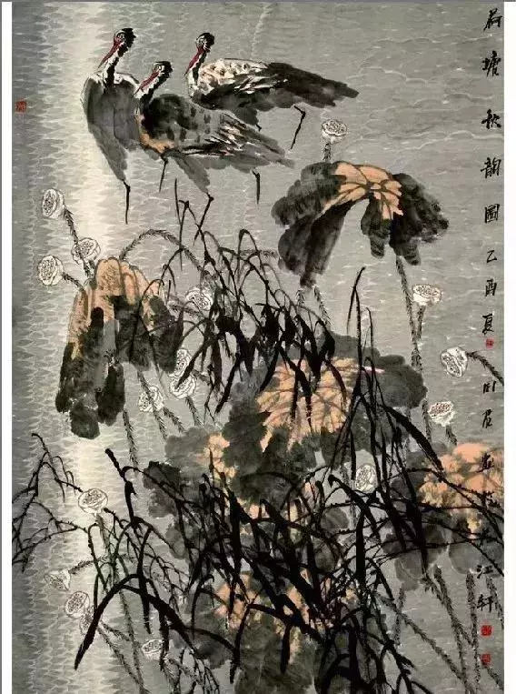 国画大师王同君 荷花作品欣赏