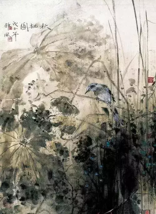 国画大师郑雅风 荷花作品欣赏