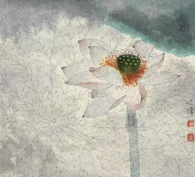 国画大师江宏伟 荷花作品欣赏