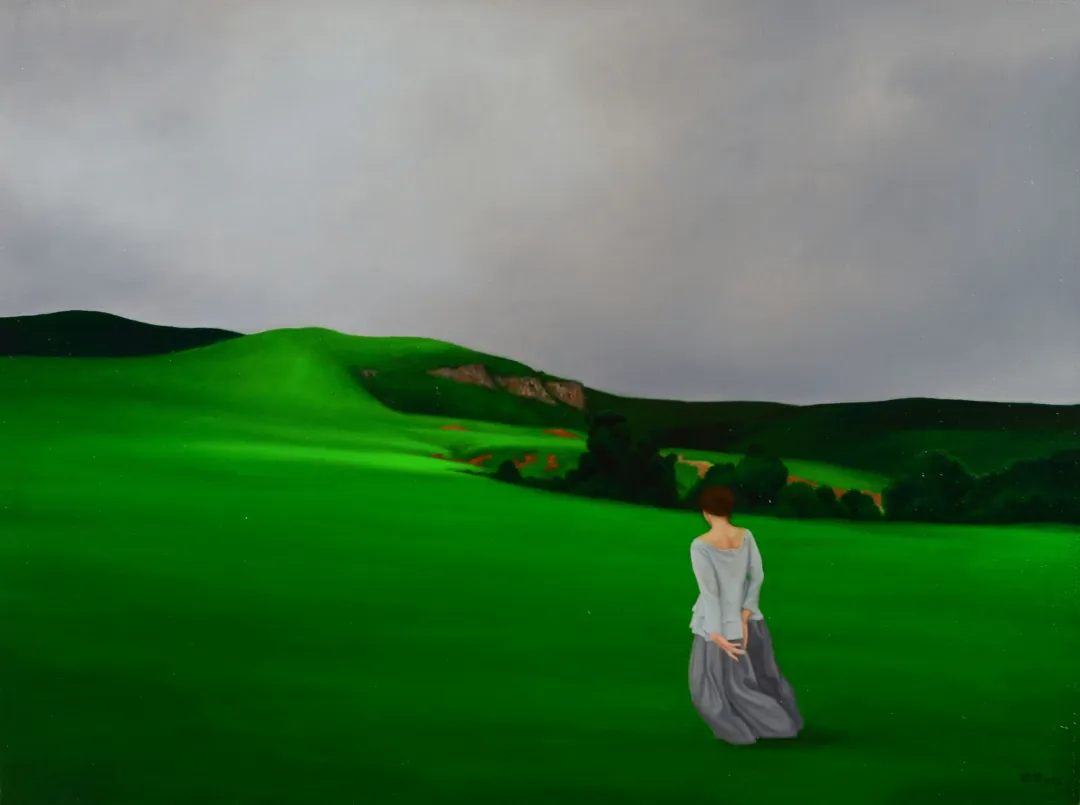 杨建油画作品《远方之一》