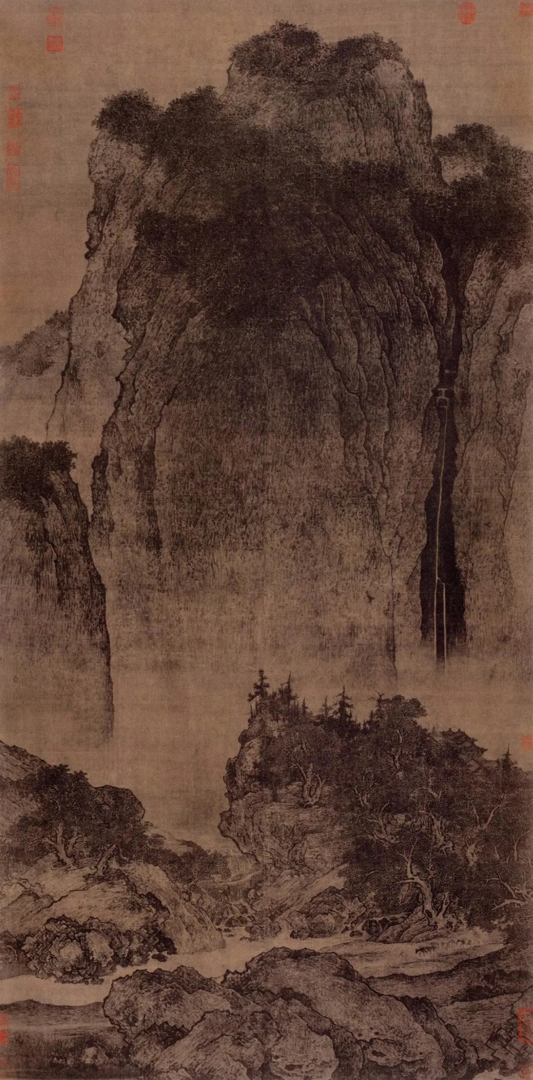 范宽 溪山行旅图