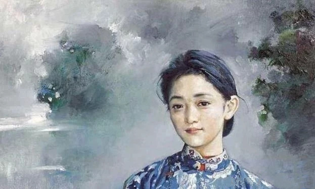 潘鸿海笔下的周迅人体油画