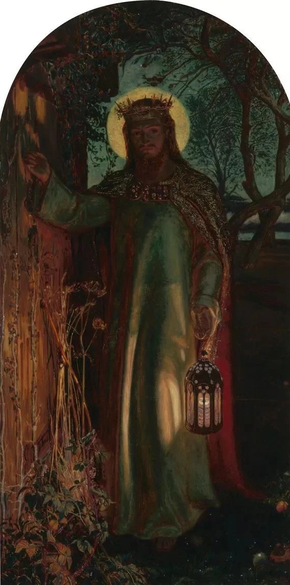 世界经典油画-威廉? 亨特《世界之光》The light of the world
