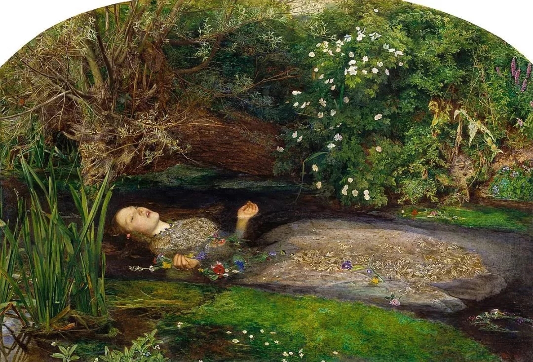 世界经典油画-约翰? 米莱《奥菲利亚》Ophelia