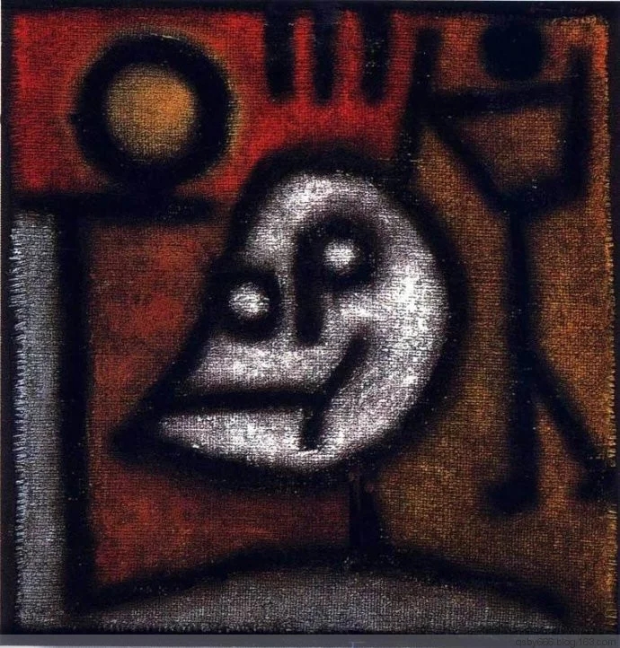 世界经典油画-克利 《死与火》