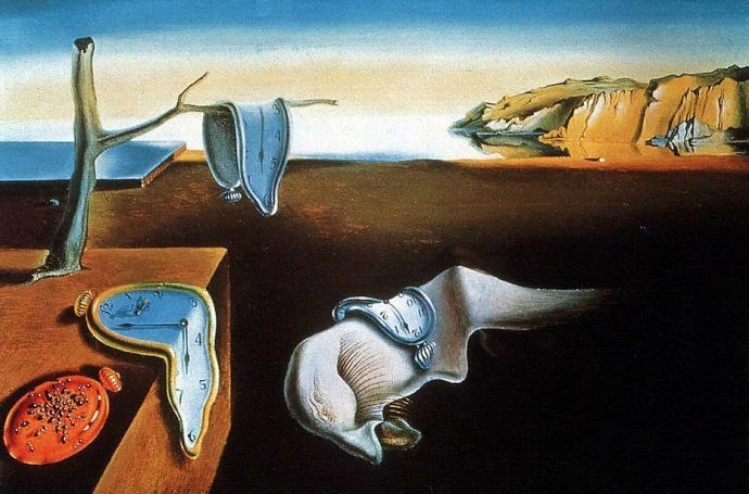 世界经典油画-达利《记忆的永恒》