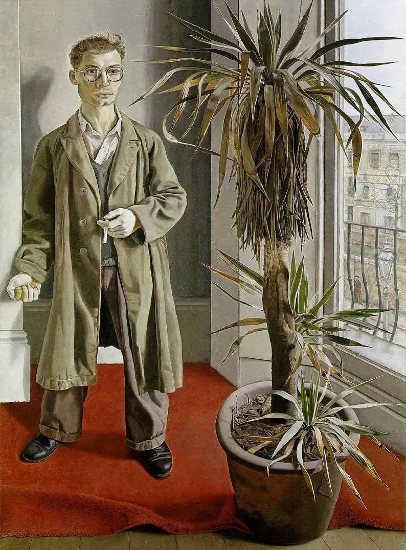 世界经典油画-卢西安? 弗洛伊德《帕丁顿室内》Interior at PaddingtonLucian Freud1951