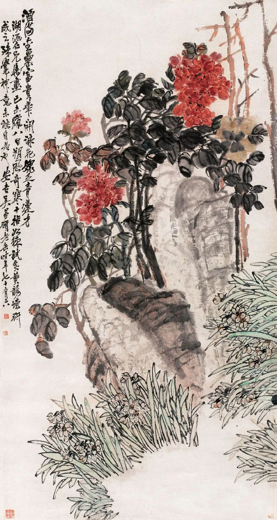 吴昌硕花卉作品欣赏