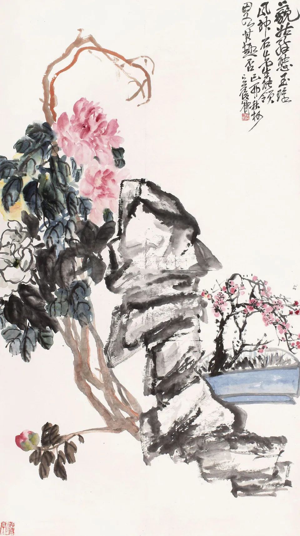 吴昌硕花卉作品欣赏 吴昌硕花卉作品欣赏
