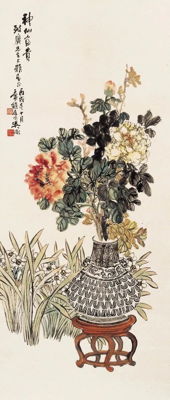 吴昌硕花卉作品欣赏