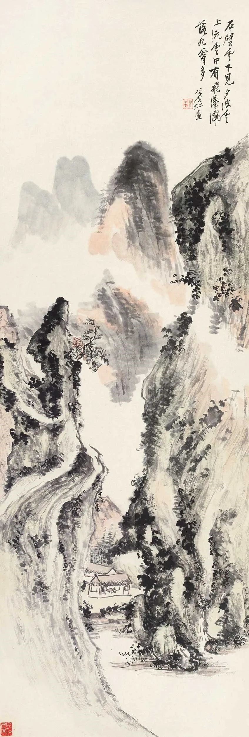 黄宾虹国画山水画作品欣赏