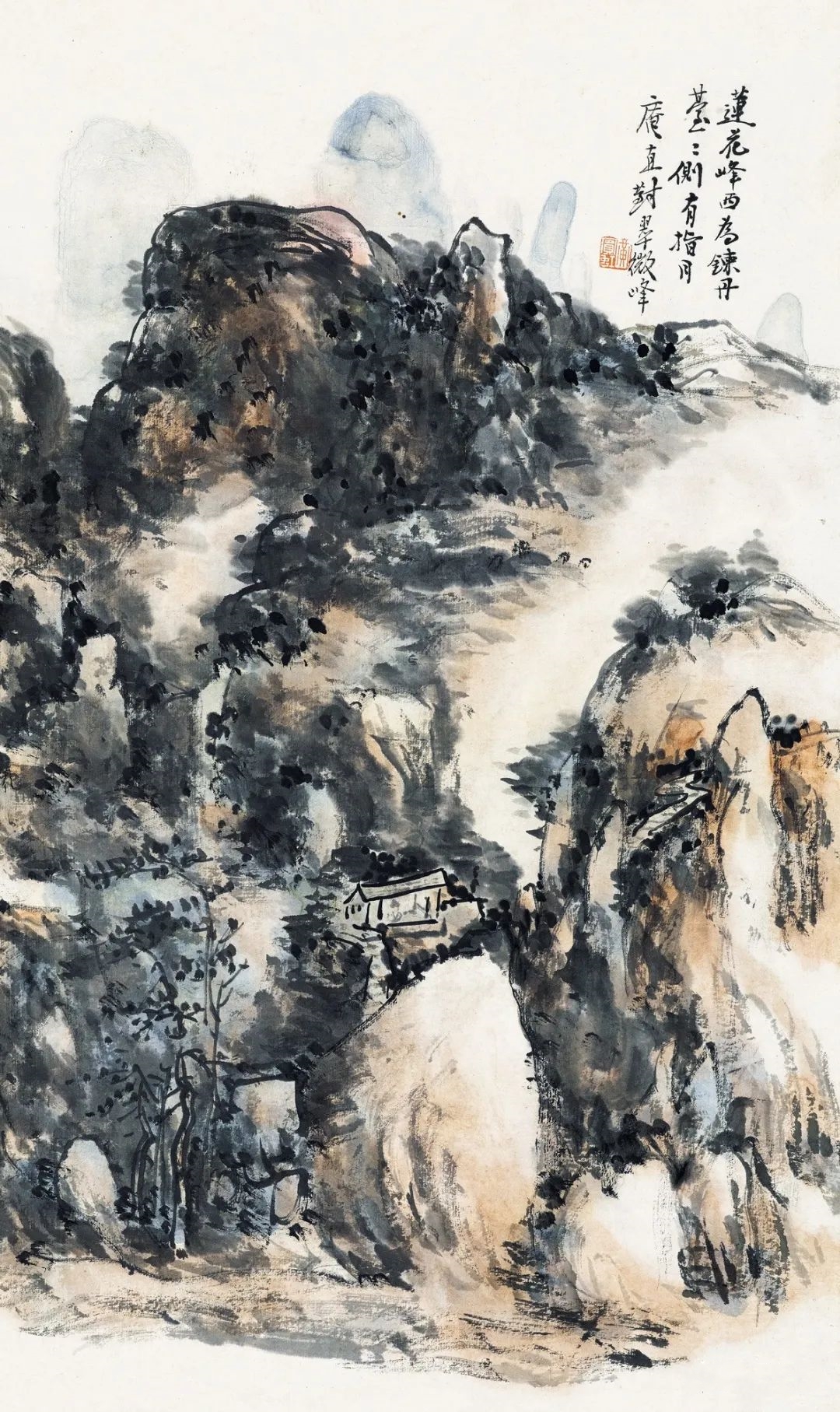 黄宾虹国画山水画作品欣赏